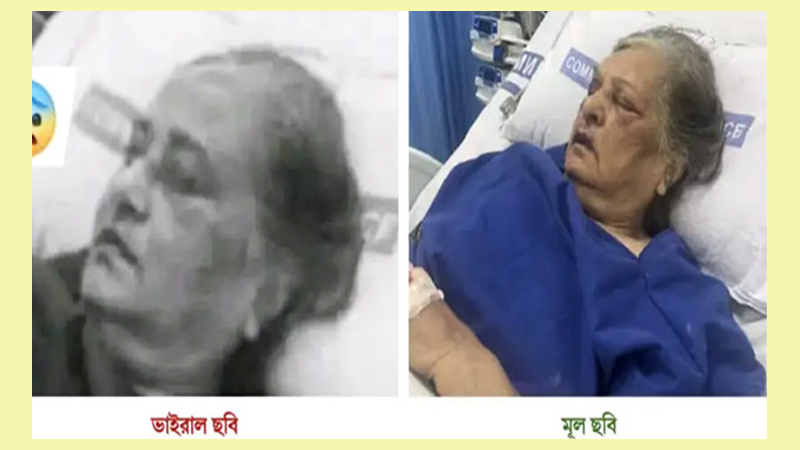 ভাইরাল এই ছবিটি শেখ হাসিনার নয়