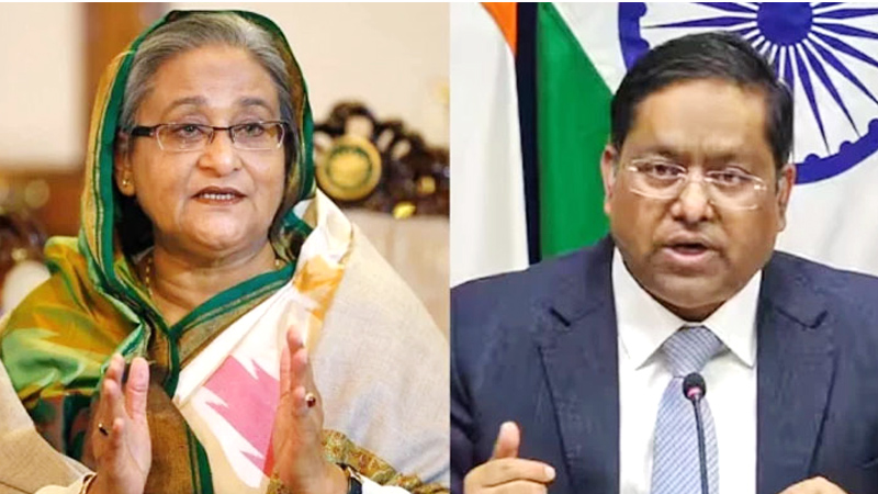 শেখ হাসিনার বক্তব্যের জন্য ভারত দায়ী নয়: রণধীর জয়সওয়াল