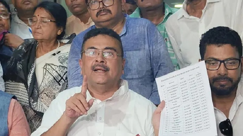 পশ্চিমবঙ্গে ‘বাংলা হিন্দু হোমল্যান্ড’ দাবি : কথিত বাংলাদেশিমুক্ত রাজ্য গড়ার ডাক শুভেন্দু অধিকারী 