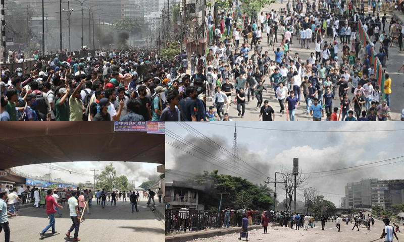 রণক্ষেত্র ঢাকা, সারাদেশে নিহত ৯, আহত দুই শতাধিক