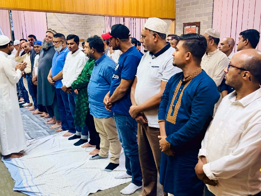 অস্ট্রেলিয়া বিএনপির উদ্যোগে সিডনীতে শহীদ ওসমান হাদীর গায়েবানা জানাজা