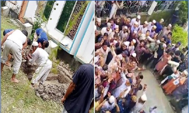 বড় ছেলের কবরের পাশে সাঈদীকে দাফন