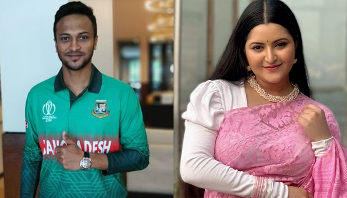 এবার সাকিবকে ধরলেন পরীমণি