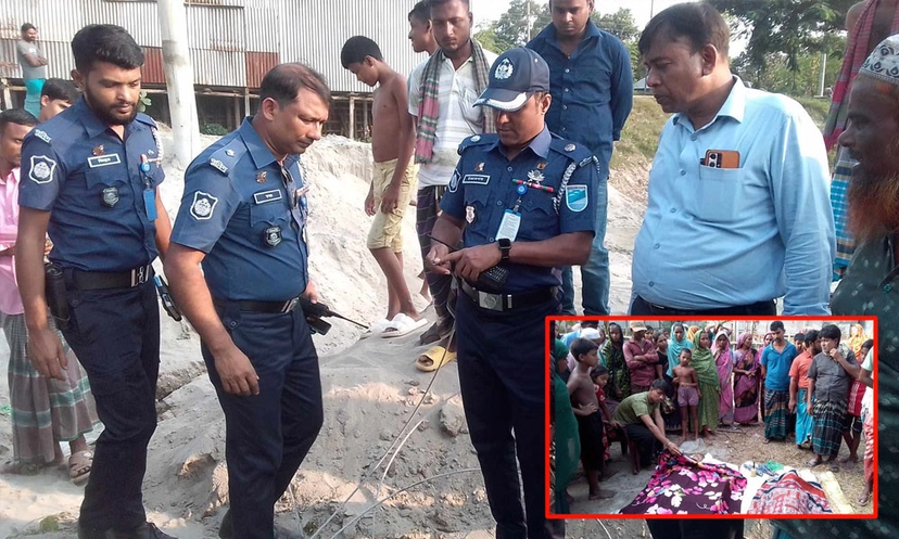 খালে পড়ে ছিল বিদ্যুতের তার, স্পর্শে গেল চাচা-ভাতিজার প্রাণ